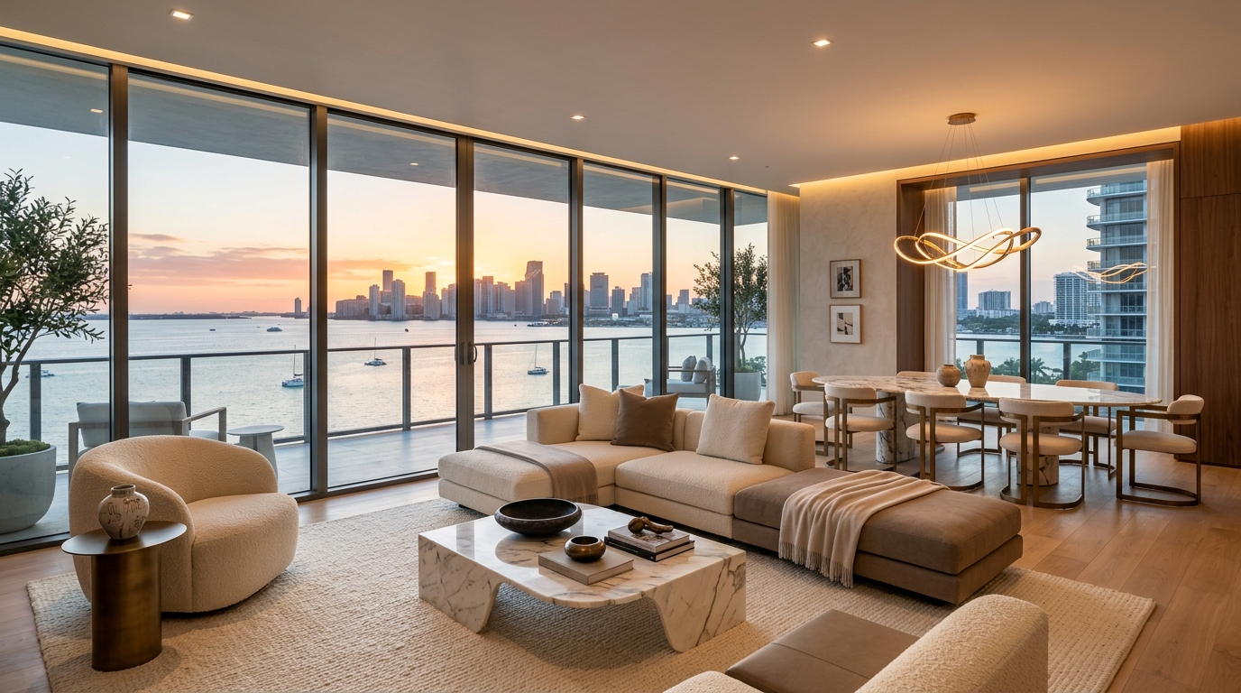 Home Staging de Lujo en Penthouse Miami - Aurea Sellers