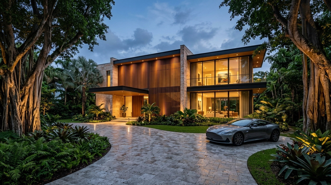 Villa Moderna en Coconut Grove Vendida - Aurea Sellers
