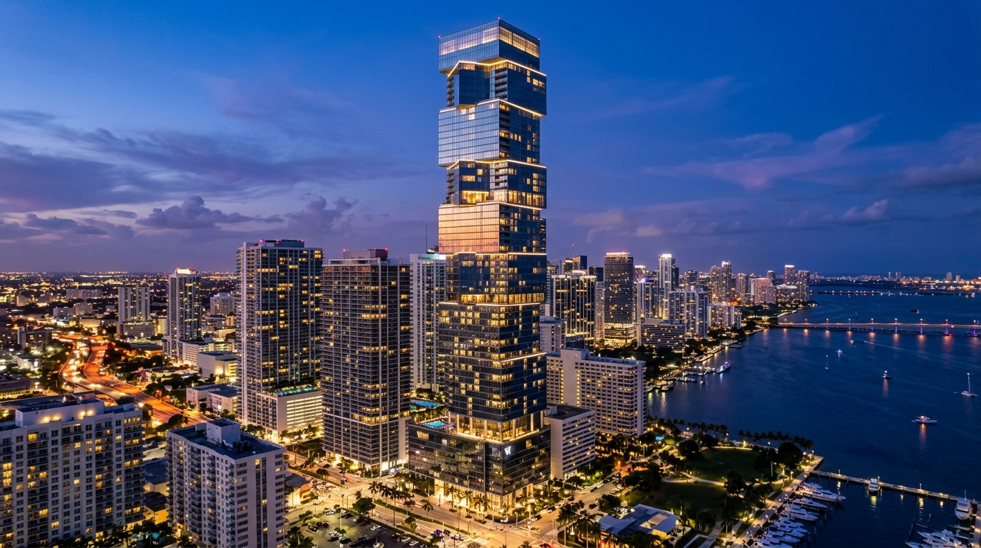 Waldorf Astoria Residences Miami 100-Story Supertall